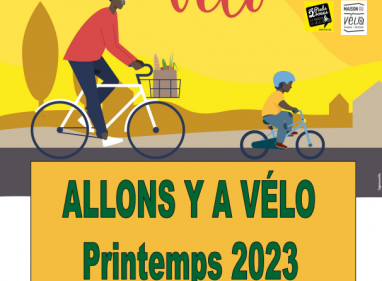 Affiche de Allons Y A Vélo Printemps 2023