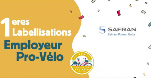 Safran Power Units premier employeur à recevoir label Employeur Pro Vélo de France