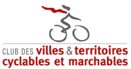Logo du club villes et territoires cyclables et marchables