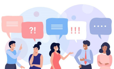 personnes en discussion